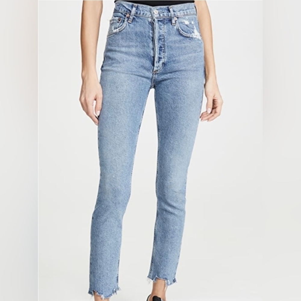 Agolde Nico high rise skinny jeans